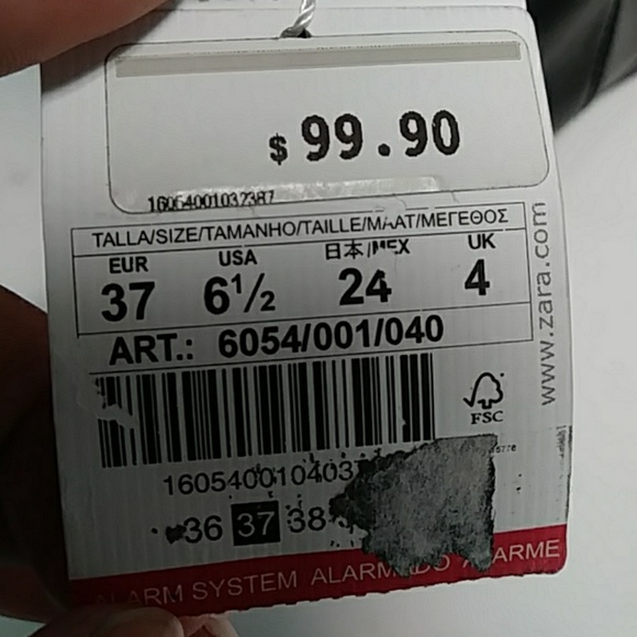 Zara Collection Boots Size 6.5 - Picture 6 of 8